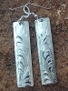 silver earrings