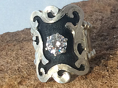 Fancy Sterling Silver Ring