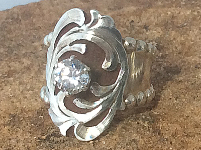 Fancy Sterling Silver Ring